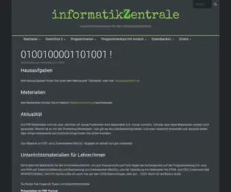 InformatikZentrale.de(Aufgaben) Screenshot