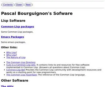 Informatimago.com(Free Software by Pascal Bourguignon) Screenshot