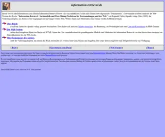 Information-Retrieval.de(Information Retrieval) Screenshot