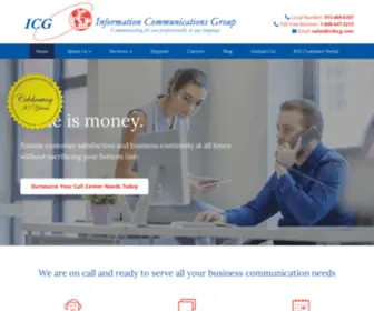 Informationcommunicationsgroup.com(Multilingual Call Centre Services) Screenshot