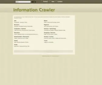 Informationcrawler.com(Our web directory) Screenshot