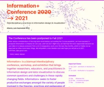 Informationplusconference.com(Conference 2021) Screenshot
