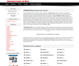 Informations-Web.com(Informations Web) Screenshot