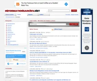 Informationsarchiv.net(Und Technikportal) Screenshot