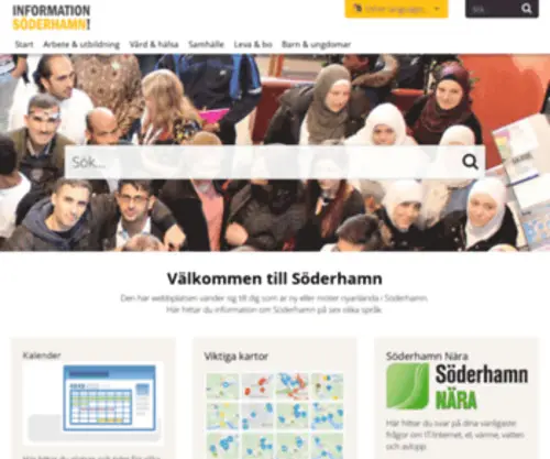 Informationsoderhamn.se(Start) Screenshot