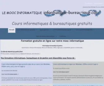 Informatique-Bureautique.com(Formation informatique gratuite) Screenshot