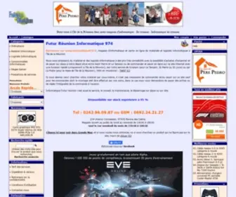 Informatique974.fr(INFORMATIQUE 974 ILE DE LA REUNION) Screenshot