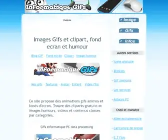 Informatiquegifs.com(Gifs animes fond ecran gratuit) Screenshot