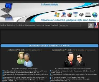 Informatiweb.net(Site d'informatique) Screenshot