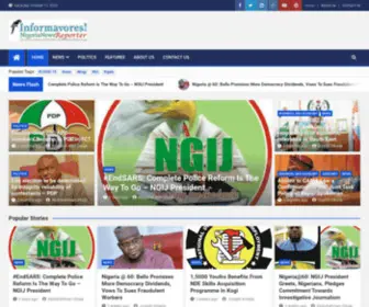 Informavores.com.ng(Informavores an online publication of Informavores Nigeria Communication Enterprises is a Nigeria News Reporter in Science & Technology) Screenshot