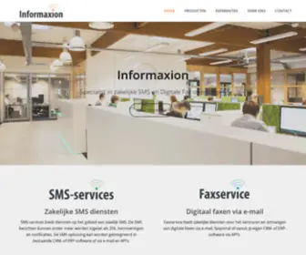 Informaxion.nl(Digitale communicatie via SMS) Screenshot
