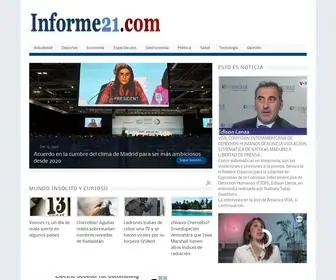 Informe21.com(Le damos valor a la información) Screenshot