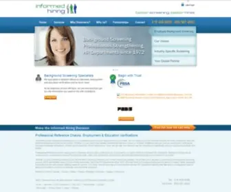 Informedhiring.com(Let our Business Help Your Business. Informed Hiring) Screenshot