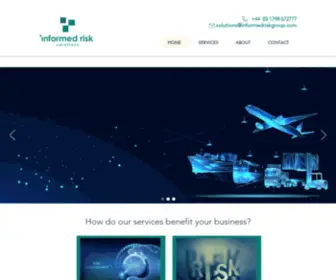 Informedrisksolutions.com(Practical compliance services for the aviation and logistics industry Practical compliance services for the aviation and logistics industry) Screenshot