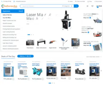 Informeka.com(B2B Portal to connect Indian manufacturers with buyers. Informeka) Screenshot