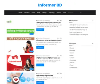 Informerbd.com(Informer BD) Screenshot