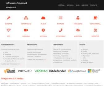 Informesinternet.com(Soporte técnico) Screenshot