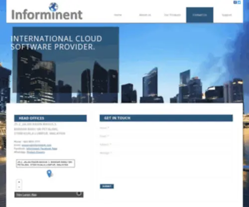 Informinent.com(Contact Us) Screenshot