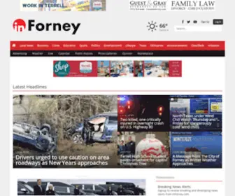 Inforney.com(Serving Forney and Kaufman County) Screenshot