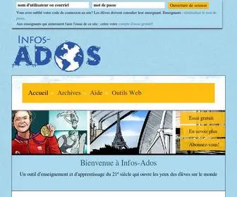 Infos-Ados.com(L’Actualité Hebdomadaire Fournie En Ligne) Screenshot