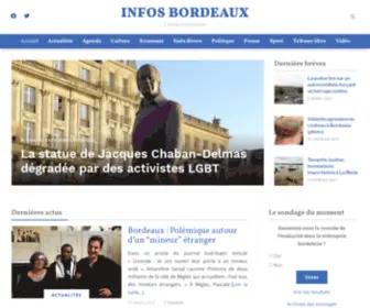 Infos-Bordeaux.fr(Infos Bordeaux) Screenshot