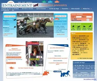 Infos-Entrainement.fr Screenshot