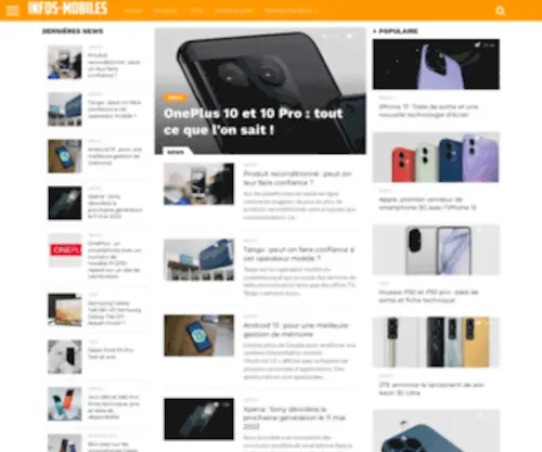 Infos-Mobiles.com(Infos Mobiles) Screenshot