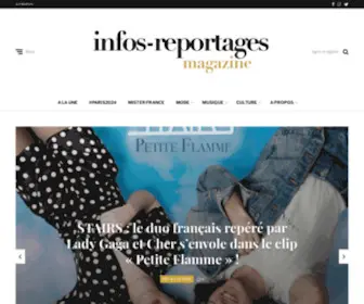 Infos-Reportages.com(Infos Reportages) Screenshot