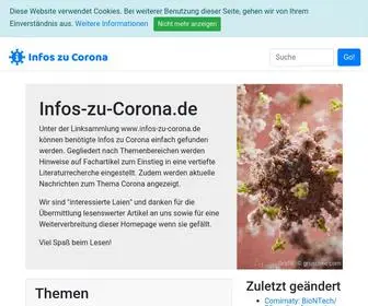 Infos-ZU-Corona.de(Infos zu Corona) Screenshot