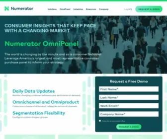 Infoscout.co(Consumer Panel Data from Numerator's OmniPanel) Screenshot