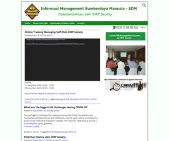 Infosdm.com(Info Manajemen SDM) Screenshot