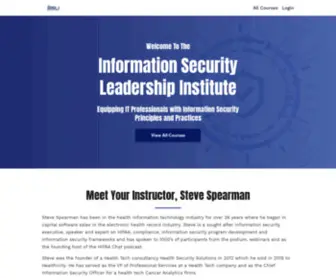 Infosec-Leaders.com(InfoSec Leadership Institute) Screenshot