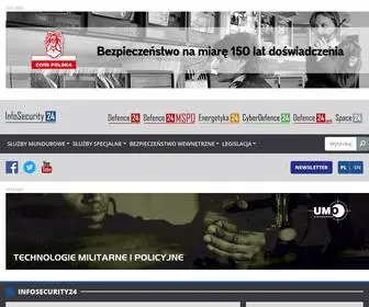 Infosecurity24.pl(Bezpieczeństwo wewnętrzne i służby mundurowe) Screenshot