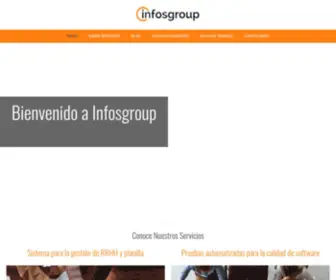 Infosgroup.com(Página de inicio) Screenshot