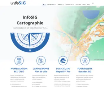 Infosig.net(Accueil InfoSIG) Screenshot