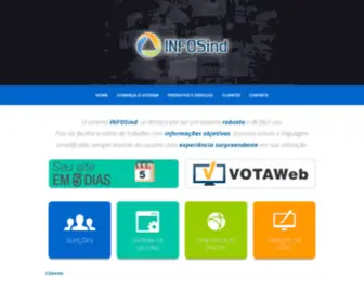 Infosind.com.br(Sistema de gestão para Sindicatos) Screenshot