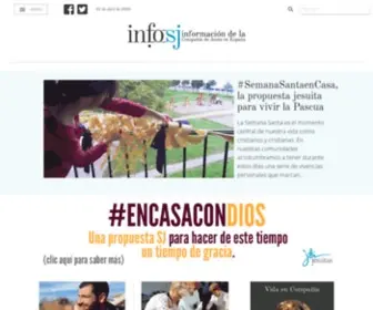 Infosj.es(Pagina web de información de las provincias de España (Compañía de Jesús)) Screenshot