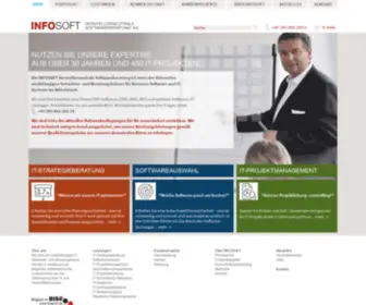 Infosoft.de(Herstellerneutrale Softwareberatung) Screenshot