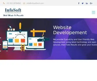 Infosofttech.com(Development and SEO service company) Screenshot