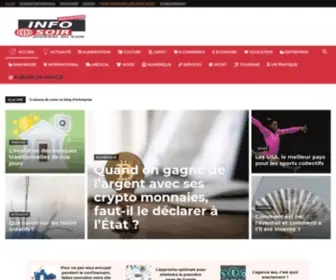 Infosoir.com(Accueil) Screenshot