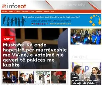 Infosot.com(Kape lajmin me kohë) Screenshot