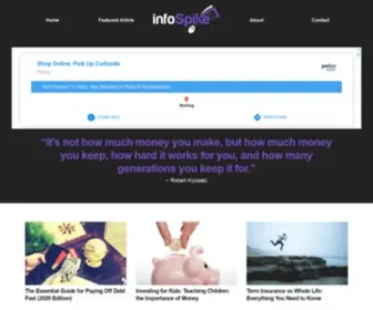 Infospike.com(Generate Multiple Streams of Income) Screenshot