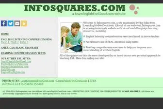 Infosquares.com(Improve Your Business English And Soft Skills) Screenshot