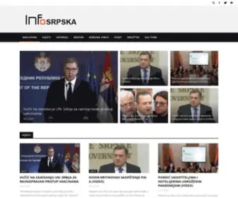 Infosrpska.ba(Vesti iz Republike Srpske) Screenshot