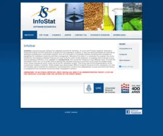 Infostat.com.ar(Software estadístico) Screenshot