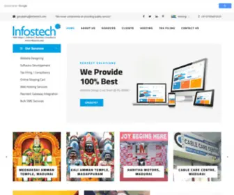 Infostech.com(Web Design Company) Screenshot