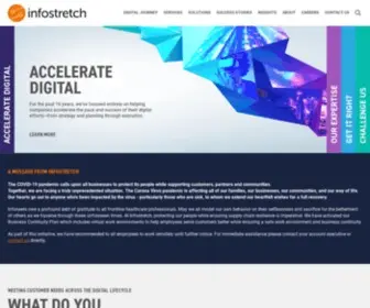 Infostretch.com(Digital Transformation) Screenshot