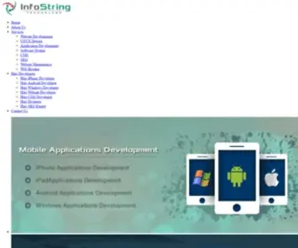 Infostring.in(InfoString TechnoLabs) Screenshot