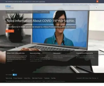 Infosyspublicservices.com(Infosys Public Services) Screenshot