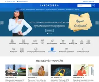 InfoszFera.hu(Főoldal) Screenshot